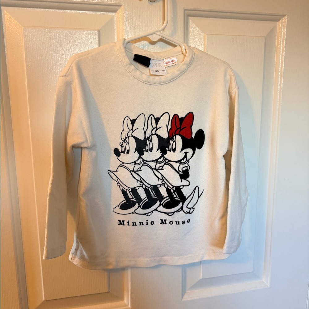 Minnie Mouse Cream Kids Shirt
